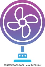 Stand Fan vector icon. Can be used for printing, mobile and web applications.