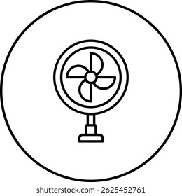 Stand Fan vector icon. Can be used for printing, mobile and web applications.