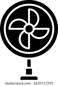 Stand Fan vector icon. Can be used for printing, mobile and web applications.