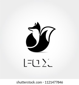 Stand fox ready with look back logo