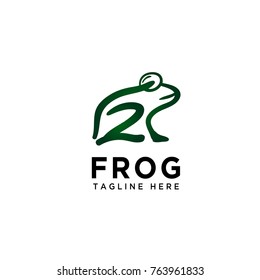 Stand frog logo