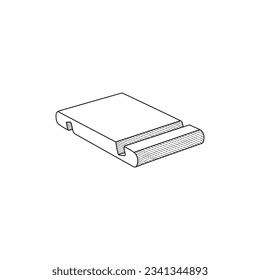 Apuntar Gadgets simples iconos de estilo de contorno moderno. ilustración vectorial en un fondo blanco.