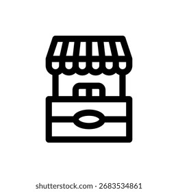 Icono del soporte para la venta al por menor y acontecimientos