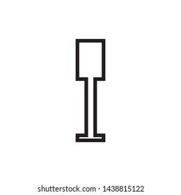 stand lamp icon vector illustration template - vector
