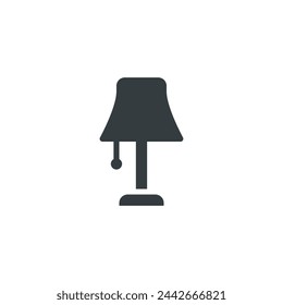 Icono de lámpara de pie, ilustración vectorial