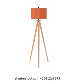 Ilustrações de lâmpada de suporte. Ilustrações minimalistas da lâmpada de suporte para espaços elegantes. Ilustrações de lâmpada de suporte modernas para casas da moda. O Apelo Visual de Lâmpada de Stand Ilustrações na Decoração de Casa. 