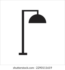 stand lamp line new vector icon