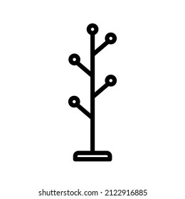 Stand Line Black icon Design