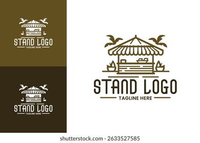 Stand Logo Design Food Stand Logo for Business Branding