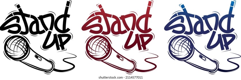 Logo de Stand UP (Ilustración vectorial)