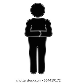 stand up man icon