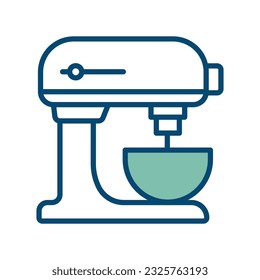 stand mixer icon vector design template in white background