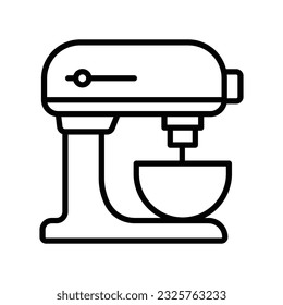 stand mixer icon vector design template in white background