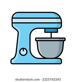 stand mixer icon vector design template in white background