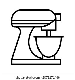 Stand Mixer icon vector illustration, isolated on white background. eps 10