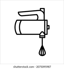 Stand Mixer icon vector illustration, isolated on white background. eps 10