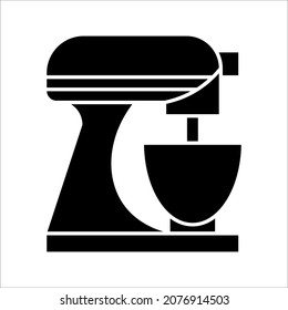 Stand Mixer icon vector illustration, isolated on white background. eps 10