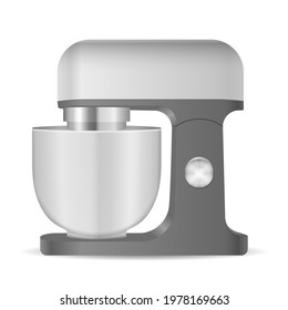 Stand mixer on a white background. Vector illustration.