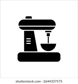 stand mixer vector icon line template
