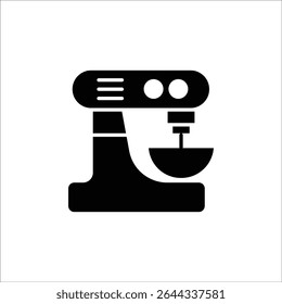 stand mixer vector icon line template