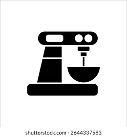 stand mixer vector icon line template
