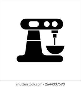 stand mixer vector icon line template