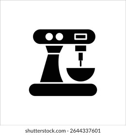 stand mixer vector icon line template