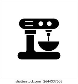 stand mixer vector icon line template