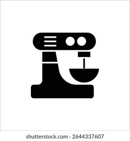 stand mixer vector icon line template