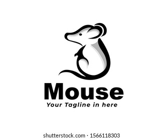 Stand mouse logo design inspiration