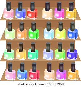 Stand nail polish