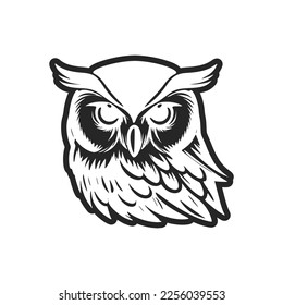 Stand out from the crowd with a simple owl logo.