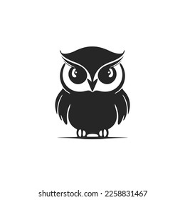 Stand out from the crowd with a simple owl logo.