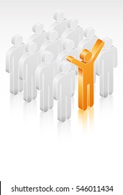 Stand out from the crowd Success