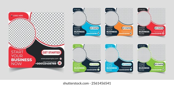 Stand out in the digital space with digital marketing social media post templates designed for maximum impact. Ideal for ads, social media, and email campaigns to boost engagement and conversions.