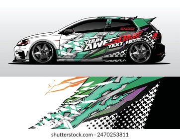 Stand Out on the Road with Unique Car Wrap Designs in Vector