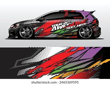 Destaca en la carretera con Diseños de Vector Car Wrap