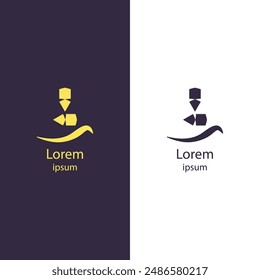 Stand out with this stunning modern abstract logo. Perfect for any business, this high-quality vector design is fully customizable. Change the colors and add your brand name effortlessly.