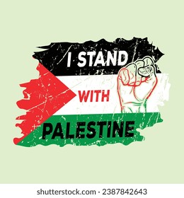 Estoy Con Palestina, Estoy Con La Camisa Palestina, Bandera Palestina En Diseño De Camisas. Liberen A Palestina En Camisa, Salven La Libertad De Gaza.