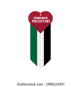 I stand with palestine now