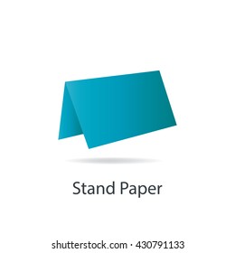 Stand Paper Design Template Elements