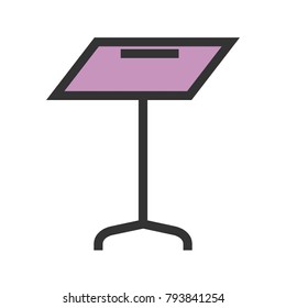 Stand, sign, display