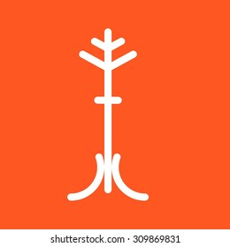 Stand, sign, display icon vector image.Can also be used for furniture design. Suitable for mobile apps, web apps and print media.