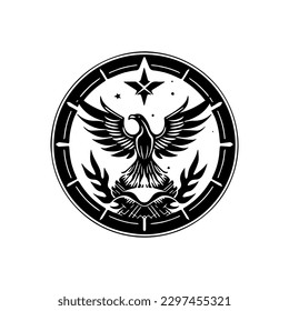 Stand tall with our strong and proud army logo design. This bold illustration is perfect for military and patriotic brands.