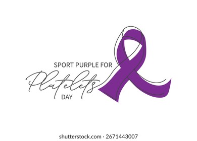 Juntem-se para espalhar a conscientização sobre distúrbios plaquetários e apoiar aqueles que precisam usando roxo com orgulho