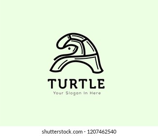 stand turtle line art logo, turtle logo design inspiration