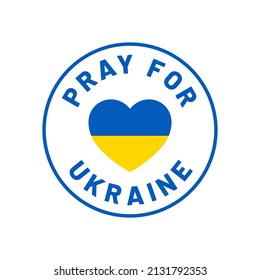 I stand with Ukraine Banner text with Ukraine flag. International protest, Stop the war against Ukraine. Vector illustration 