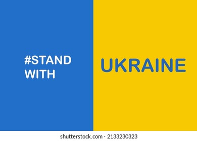 stand with ukraine, not to war, make peace vector illustration