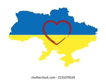 I Stand with Ukraine Pray for Ukraine Stop the War Ukrainian Map