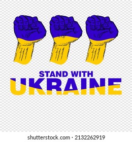 Stand With Ukraine, sketch and illustration